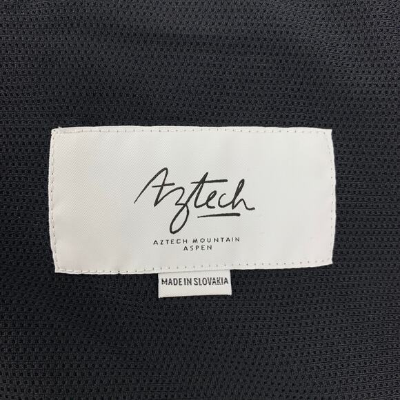 AZTECH Dale of Aspen Size L Red Black Polyamide Blend Zip Up Vest - Picture 4 of 8